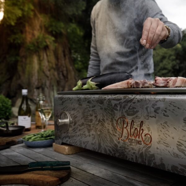 Blok Naka Table Grill / Patina - Image 2