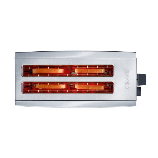 Graef 4-Slice Toaster / Stainless Steel - Image 3